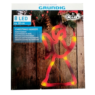 Vianočný LED anjel 20cm 