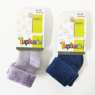 Tuptusie Ponožky pre deti froté 10-12cm - 2-4 roky