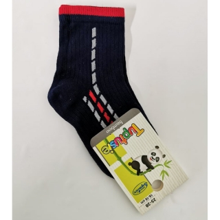 Tuptusie Ponožky pre deti bambusové modré 16-18cm - 2-6 rokov