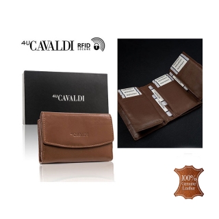 Peňaženka dámska kožená CAVALDI DB-10-GCL-5913 dark tan