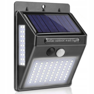 Solárna lampa na stenu 64 LED