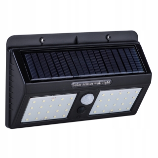 Solárna lampa na stenu 40 LED