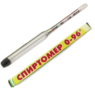 Alkoholmeter – Meradlo hustoty kvapaliny 0–96 %