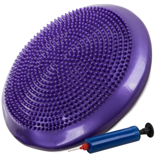 Senzomotorický vankúš 32 cm s pumpou fialový