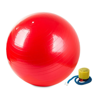 FitBall Gymnastická lopta s pumpou 75cm červená