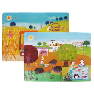 Sada 2 podložiek na stôl ALLPLM03 45x33cm