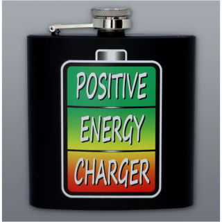 Ploskačka nerez - Positive energy charger čiena 180ml