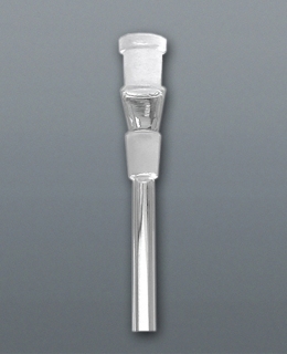 Priechodný šluk na Inhalátor sklo zo 18,8mm na 18,8mm / 11cm