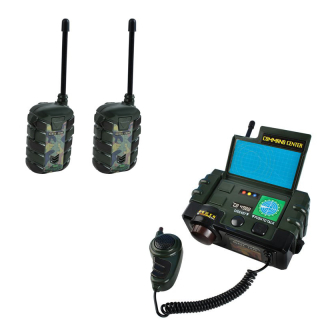 Walkie - talkie vysielačky army - sada pre 3 ľudí