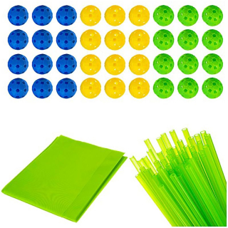 Fluorescenčné slamky - 100 elementov