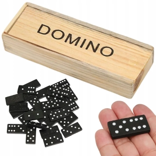 Domino v drevenej krabičke 28 kociek