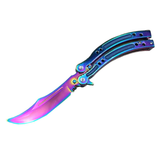 Nôž motýlik Rainbow 