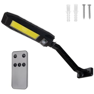 Solárna pouličná COB lampa 180LED so snímačom pohybu