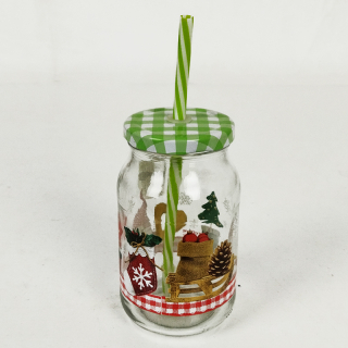 CERVE - Pohár so slamkou Smoothies Christmas