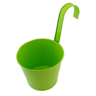 Kvetináč balkónový závesný 16cm zelený