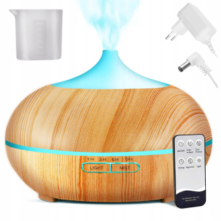 Ultrazvukový ionizátor a zvlhčovač vzduchu KJR-020 300ml na diaľkové ovládanie