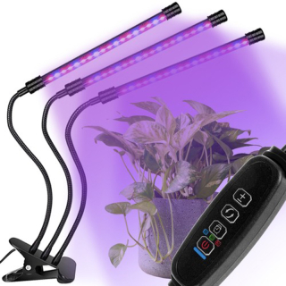 Lampa 20 LED na podporu rastu rastlín 3ks
