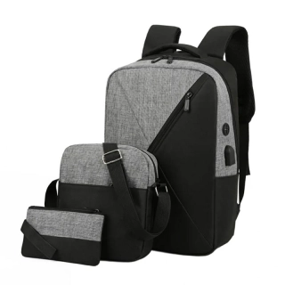 Sada 3v1 - Ruksak, crossbody taška a vrecúško