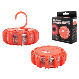 Výstražná lampa - Maják s magnetom 12 + 3 LED