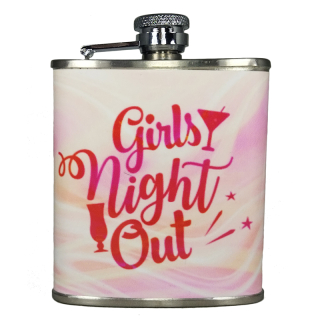 Ploskačka nerezová Girls Night Out Pink 180ml