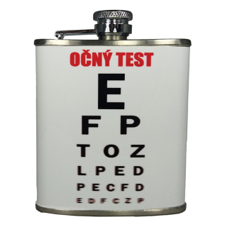 Ploskačka nerezová: Očný test 180ml