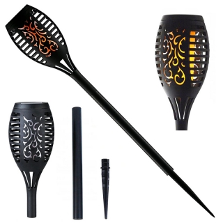 Solárna LED lampa - pochodeň