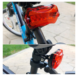 HY - 198 Zadné svetlo na bicykel 5 LED