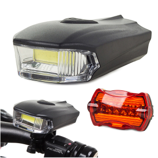 SH - A08 Sada svetiel na bicykel COB LED