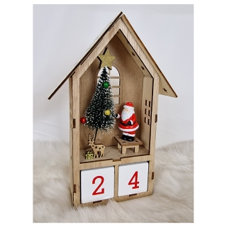 Vianočný domček s Mikulášom