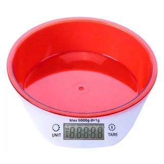 Kuchynská váha s LCD displejom s miskou 5kg