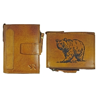 Peňaženka kožená Rovicky so zapínaním Bear