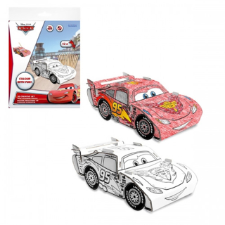 Disney Cars Kreatívna sada 3D na maľovanie + farbičky 12 farieb