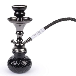 Inhalátor s hadičkami 26cm/1 čierna