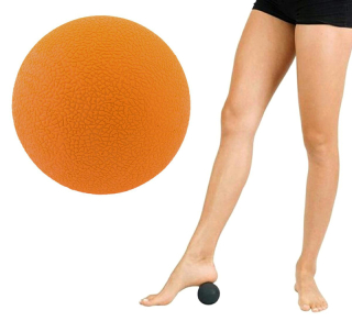 Masážna guľa 6cm oranžová