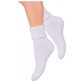 Tuptusie Ponožky pre deti froté 13-15cm - 2-6 rokov biele