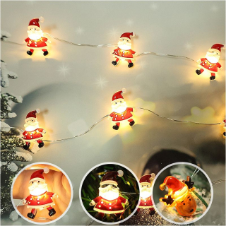 Santa Claus - LED Vianočná reťaz 20 LED 2 metre