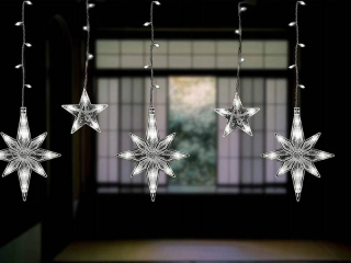 Svetelná USB girlanda hviezdičky – 138 LED