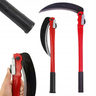 Ručný kosák 43 cm skladací s pogumovanou rukoväťou