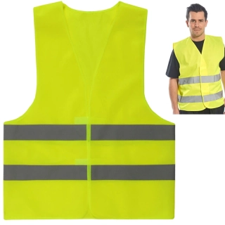 Reflexná vesta žltá XXXL