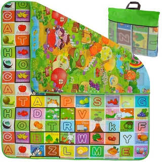 Obojstarnná tepelná podložka pre deti 200 x 180 x 0,5cm