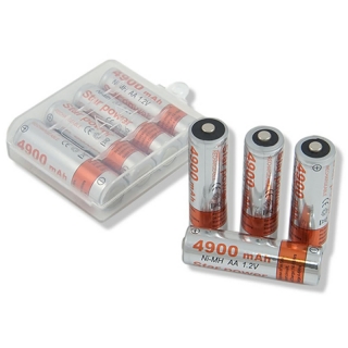Star Power Nabíjateľné NiMH AA batérie 4900mAh 4ks
