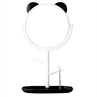 Panda - Kozmetické zrkadlo s ušami 30 x 17 x 12,5cm