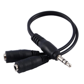 Rozdeľovač audio signálu Jack - 2xJack 21cm