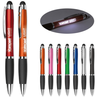 Svietiace dotykové pero stylus s gravírovaním LT87027