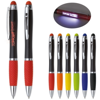 Svietiace dotykové pero stylus s gravírovaním LT87029