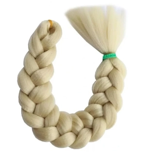 Syntetické vlasy - Vrkoč blond 60cm