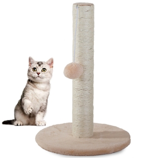 Škrabadlo pre mačku 43cm béžové