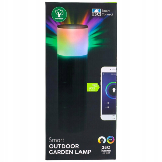 LED záhradná lampa ovládateľná cez telefón