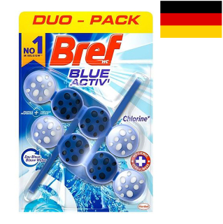 BREF - Dezinfekčné farbiace guličky na zavesenie do WC 2 x 50g