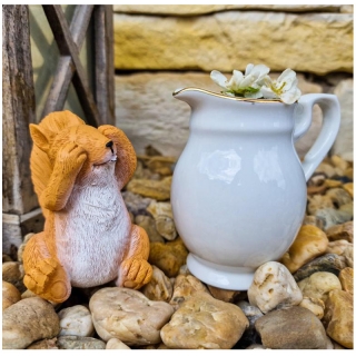 Reutter Porzelan - Porcelánový mliečnik - kvetináč 10cm